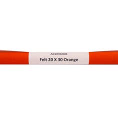  Felt Paper Orange, 20in x 30in. For Writing And Decoration Consumables