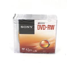 Rewritable Recordable Disc Cd Dvd-Rw, Sony For Data Storage