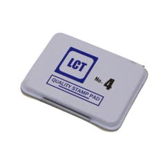 Stamp Pad Dry, Lct No.4 (50.8mm x 76.2mm) For Inking Rubber Stamps