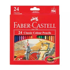 Coloring Pencil 24's, Faber Castell For Drawing & Illustrating