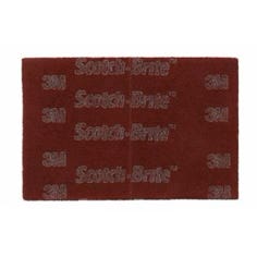 3m Scotch-Brite™ Hand Pad 7447, HP-HP, A/O Very Fine, Maroon, 6 in x 9 in