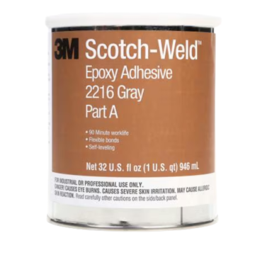 3M™ Scotch-Weld™ Epoxy Adhesive EC-2216 B/A, Gray, 1 gal Kit, 2 Kit/Case