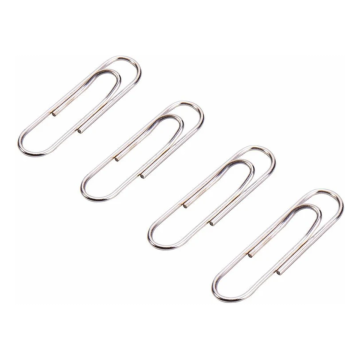 Paper Clip Small Nickeled  (Steel Wire)