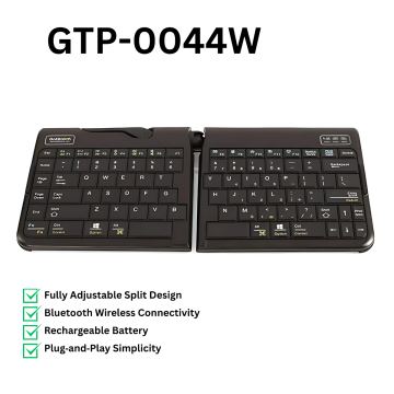 Keyboard Bluetooth Wireless (Gtp-0044W) Goldtouch Goi2 Travel