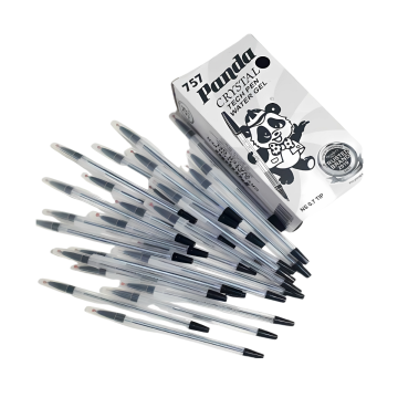  Panda Crystal 757 Ballpen 25pcs