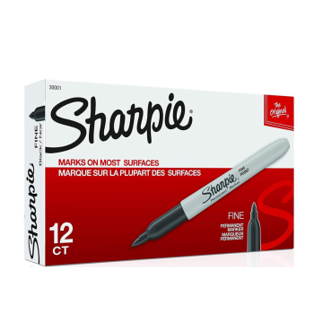 Permanent Marker Sharpie Fine Point Black 30001