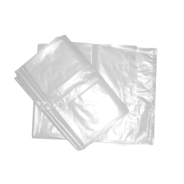 Garbage Bag Plastic 15+15X37 (30"X37") Xl Clear 50'S Per Pack