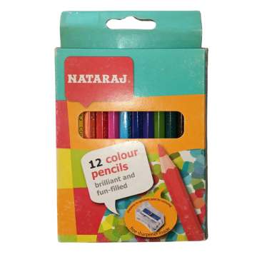 Coloring Pencils Nataraj (12 Colors) Hs Small