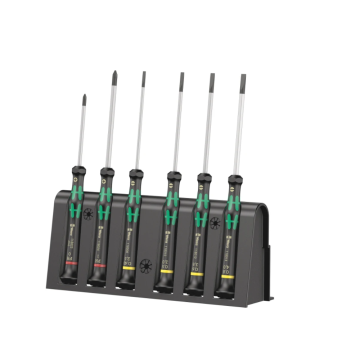 Slotted Precision Screwdriver Set, 6-Piece