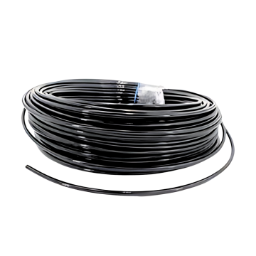 Mindman Polyurethane Tube Black 6.5 mm ID X 10 mm OD, 100 M/ROLL,UM1065-100-B