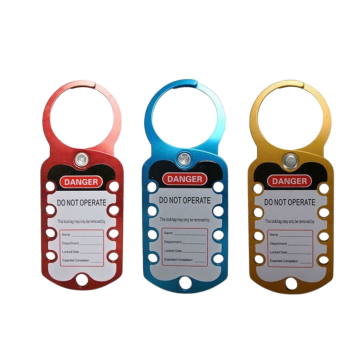 LSG 8-Hole Aluminum Lockout Hasp – 180×70mm for Group LOTO EP-8321