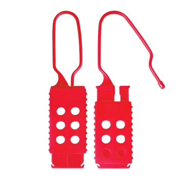 LSG EP-8313B Non-Conductive Nylon Lockout Hasp – 6 Hole, Electrical Safety Lockout