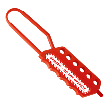 LSG EP-8313C Nylon Lockout Hasp – 1.5" Jaw, 6-Hole for LOTO