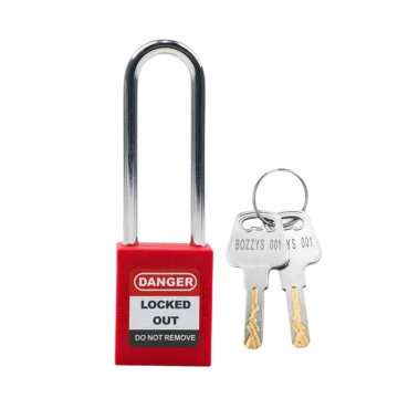 LSG Safety Padlock 76mm – Steel Shackle for Lockout/Tagout & Isolation