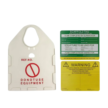 LSG Large Scaffolding Tag – Multifunction Safety & Inspection System