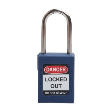 LSG Slim Safety Padlock 38mm – Steel Shackle for LOTO & Isolation