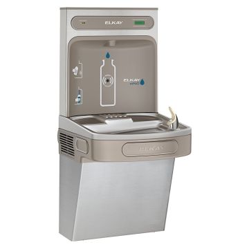 ezH2O Bottle Filling Station with Single ADA Cooler Filtered Non-Refrigerated Stainless