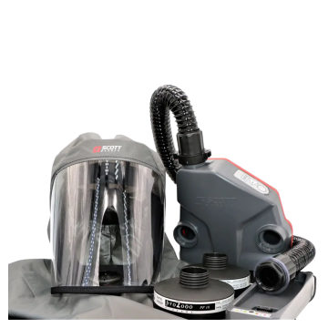3M Scott DURAFLOW/FH2 Hood Readypak: Powered Air unit; Standard duration battery; PN 2031664
