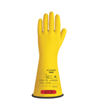 Tilsatec Pulse Electrical Insulating Gloves Class 00 36cm Yellow, Size 09