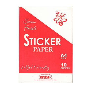 Veco Sticker Paper Satin A4 10's