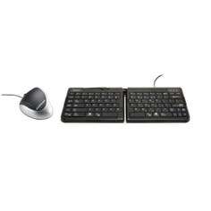 Go!2 USB Mobile Keyboard and GTM-L Comfort Mouse Ergosuite Bundle (USB), Goldtouch GTMB-0044L for school and office use