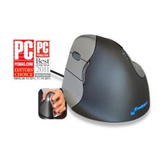 Evoluent Vertical  4 Left-Handed Wired Mouse, Goldtouch KOV-VM4L for Office Use