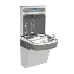 Elkay EZH2O Bottle Filling Stations with Single ADA Cooler, Filtered Refrigerated Stainless 220V